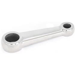 HQ PITMAN ARM *POLISH* STAINLESS SHORTENED SOCAL - 001-60201HQ