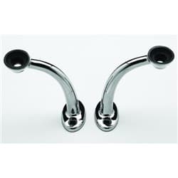 HIBOY HEADLIGHT MOUNTS POLISH STAINLESS 9/16 HOLE  PR SOCAL - 001-60500