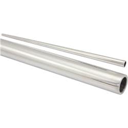 TIE ROD BAR POLISHED S/S SUIT 46 AXLE THREAD RH/LH EA SOCAL - 60509