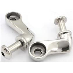 GT2 POLISH S/S LOWER SHOCK MOUNTS KEYED SOCAL - 001-60643