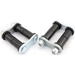 STEEL REAR SHACKLES 2-1/4" ZINC PLATED SOCAL - 001-60698