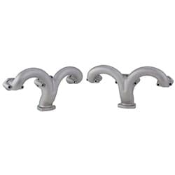 CAST SBC RAMS HORN EXHAUST MANIFOLDS 2-1/2" COLLECTOR SOCAL - 001-60707