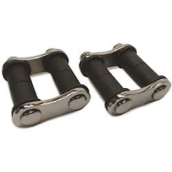 STAINLESS 1-3/4 FRONT SHACKLES POLISHED SS SOCAL - 001-60711