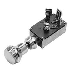 ART DECO KEYLESS IGNITION *POLISHED* IGNITION SWITCH  EA SOCAL - 001-60753