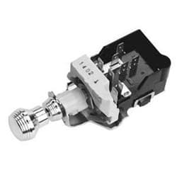 ART DECO HEADLIGHT SWITCH *POLISHED*HEADLIGHT PARKING EA SOCAL - 001-60754