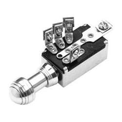 FORTY HEADLIGHT SWITCH **POLISHED**  HI/LO 2 POSITION SOCAL - 001-60763