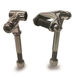 S/S SPRING PERCHES ADJUSTABLE POLISHED STAINLESS socal - 001-61108