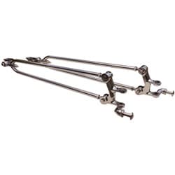 GT2 S/S HAIRPIN FRONT SUSP KIT SUIT 28-34 POLISHED STAINLESS  001-61601