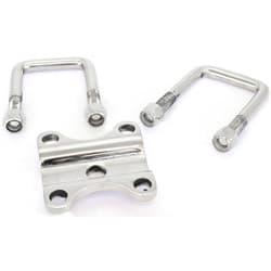 S/S SPRING PAD & U BOLT SET POLISHED STAINLESS SOCAL - 001-63303