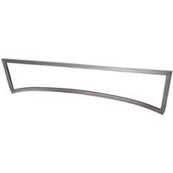 1932 OPEN CAR WINDSHIELD 2" CHOP PLAIN RAW STEEL SOCAL - 170-97005
