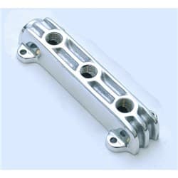 OTB 3 PORT FINNED FUEL BLOCK 1/4 NPT  ALUMINIUM** SOCAL - 300-6134