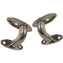 UNIV 37 FORD TAIL LIGHT STANDS POLISHED SS   PAIR SOCAL - RSC-60056
