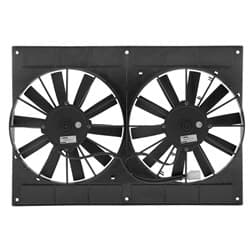 11" TWIN FANS WITH SHROUD 1587cfm BALANCED BLADES SPAL / SPEF4028