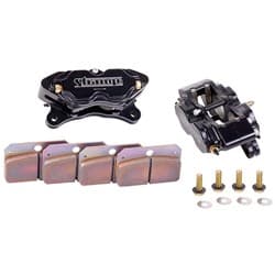 4 PISTON BRAKE CALLIPERS, PAIR WITH DRM-35 PADS, REAR ONLY STRANGE - B1855