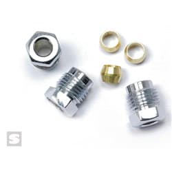 STROMBERG 97 FORD NUT CHROME 3 PER SET WITH FERRULES STROMBERG - 9081K-CHR