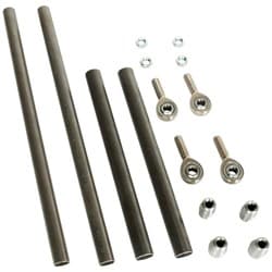 LOWER CONTROL ARM KIT 1/2" ROD ENDS -MOLY TUBE- STRANGE S3421