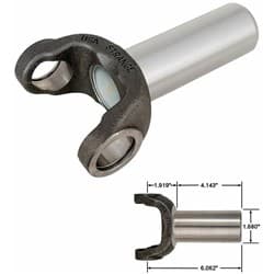 TRANS YOKE, MOPAR 30-SPLINE 1350, HEAVY DUTY NODULAR IRON STRANGE - U1655