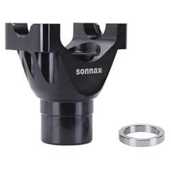 CHROMOLY PINION YOKE, FORD 9" 28 SPLINE, 1350 UNI SONNAX / T9-28-1350FD
