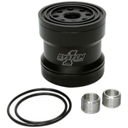 SHORT BILLET OIL FILTER 75 MIC UNIVERSAL THREAD 3-3/4 x 3-3/4 SYSTEMONE - 209-371-B