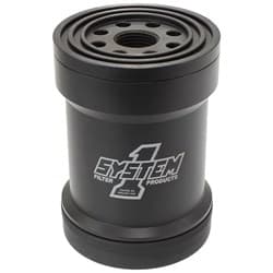 LONG HP6 BILLET OIL FILTER 45 MIC, 1-1/2-12" 5-1/4" L / BUNA SYSTEMONE - 210-005