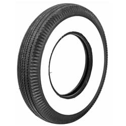FIRESTONE 670X15 WHITEWALL TIR BIAS PLY 3-1/4WW   28.58HIGH  - FIR670-15