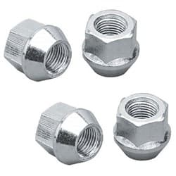 BULGE OPEN END ACORN NUTS (4) 1/2" ZINC PLATED 3/4 HEX TOPLINE - C1304B-4