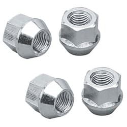 BULGE OPEN END ACORN NUTS (4) 12x1.50 ZINC PLATED 3/4 HEX TOPLINE - C1307B-4