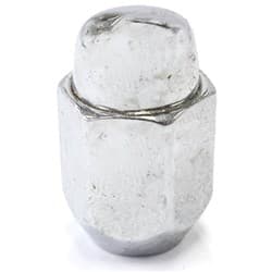 HEAT TREATED ACORN NUT 12x1.25 x 1.40 LONG - CHROME. (SINGLE) TOPLINE - C1406-1