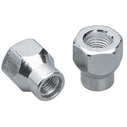 ET STYLE TAPER WHEEL NUTS (4) 1/2     OPEN  13/16 HEX TOPLINE - C7604-0-4