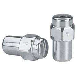 CHROME MAG WHEEL NUTS (4)  12x1.50 AUTODRAG .750 SHANK TOPLINE - C8207-4
