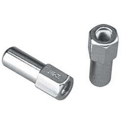 CHROME MAG WHEEL NUTS (4) OPEN 1/2 PROSTAR 1.38 SHANK-WELD TOPLINE - C8854-0-4