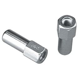 CHROME MAG WHEEL NUTS (4) OPEN 12x1.5 PROSTAR 1.38 SHANK-WELD TOPLINE - C8857-0-4