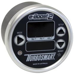 E-BOOST2 BOOST CONTROLLER 60mm  60psi BLACK FACE/SILVER BEZEL TURBOSMART - TS-0301-1002