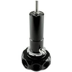 FPR12 PRO M 5 PORT FUEL REG SUIT MECHANIC PUMP -12AN BLACK TURBOSMART / TS-0404-1352