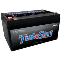 16 VOLT LIGHTWEIGHT AGM 2 POST BATTERY. 500 CA 450 CCA, 50 RC TURBOSTART - S16VL