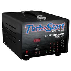 TURBOSTART CHARGER 240V 25 AMP MULTI STAGE. 12V 14V 16V BAT TURBOSTART - CHG25AE