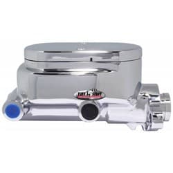 POLISHED DUAL RESERVOIR 1"BORE ALLOY 9/16 & 1/2 PORTS PASS SD  - 2023NA