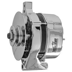CHROME ALTERNATOR 70AMP SMALL FORD EXT REG *****NOTES**  - 7078NA