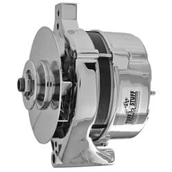 CHROME ALTERNATOR 100AMP 1WIRE  FORD OE SMALL CASE DESIGN  - 7078ND