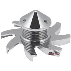 BILLET ALLOY ALTERNATOR FAN & CHROME 6 GROOVE PULLEY TUFF STUFF - 7679C