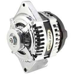FORD CHROME 225AMP 1 WIRE ALT 1 GROOVE CHROME ALTERNATOR 8441C1G1W
