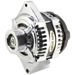 FORD CHROME 225AMP 1 WIRE ALT 6 GROOVE CHROME ALTERNATOR 8441C6G1W