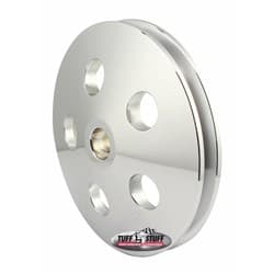 POWER STEERING PULLEY POLISHED 17MM PRESS ON, GM TYPE II, 1V TUFFSTUFF / 8492B