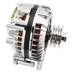 CHRYSLER ALTERN 100 AMP CHROME DOUBLE V PULLEY EXTERNAL REG 8509RCDP