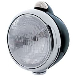 GUIDE 682-C HEADLIGHT PAINTED H6024 INSERT AMBER TOP LENS EA UPI - 31555