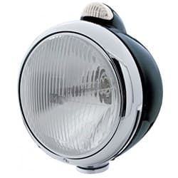 GUIDE 682-C HEADLIGHT PAINTED H4 INSERT CLEAR TOP LENS EA UPI - 31558