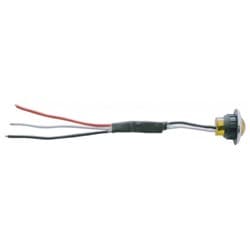 MINI LED AUX TURN LIGHT AMBER -DUAL FUNCTION 3/4" UPI - 37967