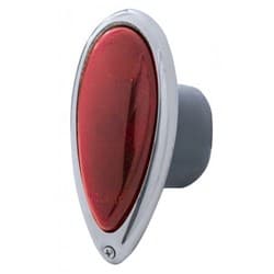 1938-39 FORD TAILLIGHT ASEMBLY S/S RIM RED LENS      EA UPI - A1060