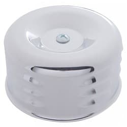 CHROME LOUVERED AIR CLEANER FIT 2-5/8 OR 2-5/16 BASE UPI - A6216