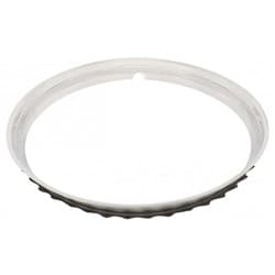 S/STEEL 15 RIBBED TRIM RING EA  UNIV  FIT UPI - A6224-5